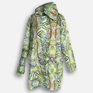 Rain Jacket Green Palms