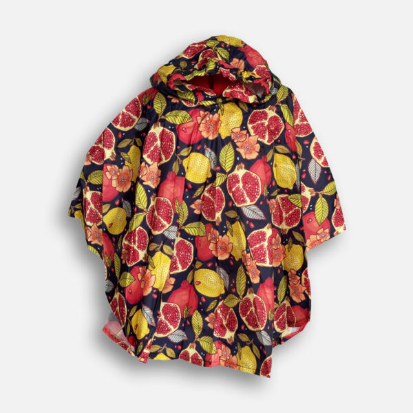 Embo001 - 1 Poncho Pomegranate