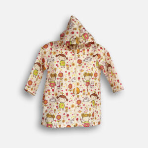 Children's Rain Jacket Kids & Bunnies Garden fun
