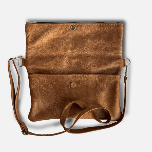 The Embo Messenger Bag Rich Tan Leather
